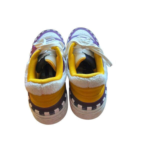Adidas Triple Platform Los Angeles Lakers Sneakers Missing Snap Toppers Size 7.5 - Picture 7 of 16